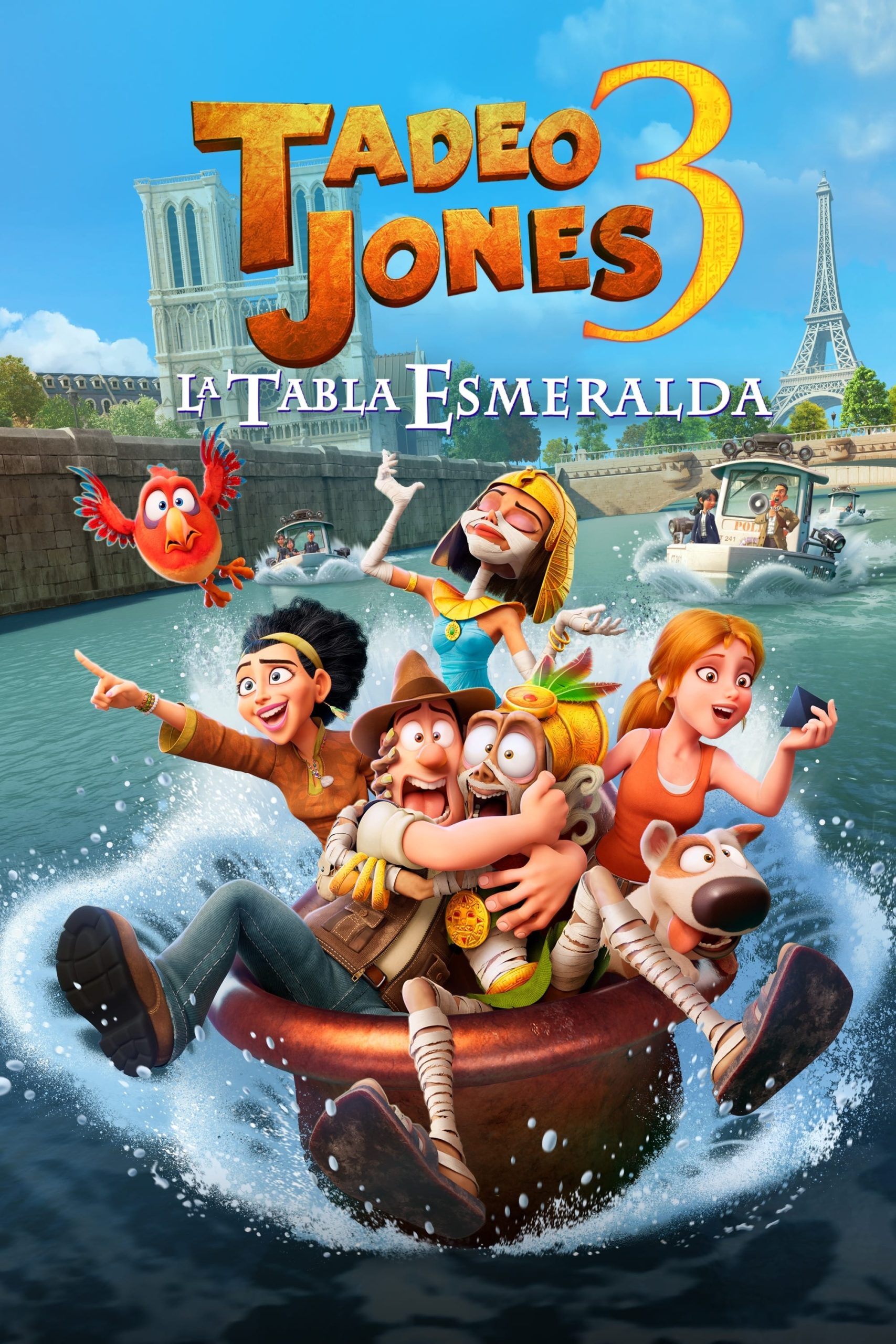 Tadeo Jones 3: La Tabla Esmeralda ฮีโร่จำเป็นผจญภัยสุดขอบฟ้า และแผ่นศิลามรกต